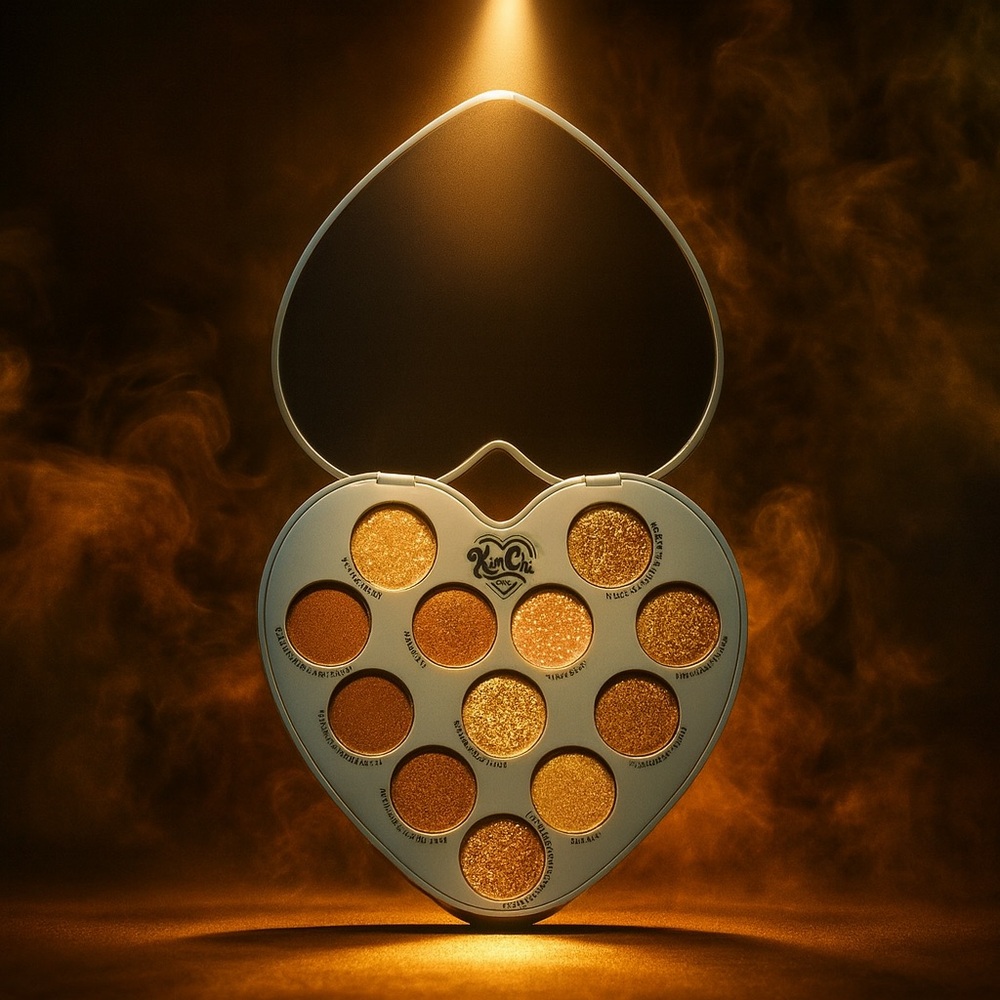 KimChi Chic Spinning Hearts Love Eyeshadow Palette - 02 Partner in Crime